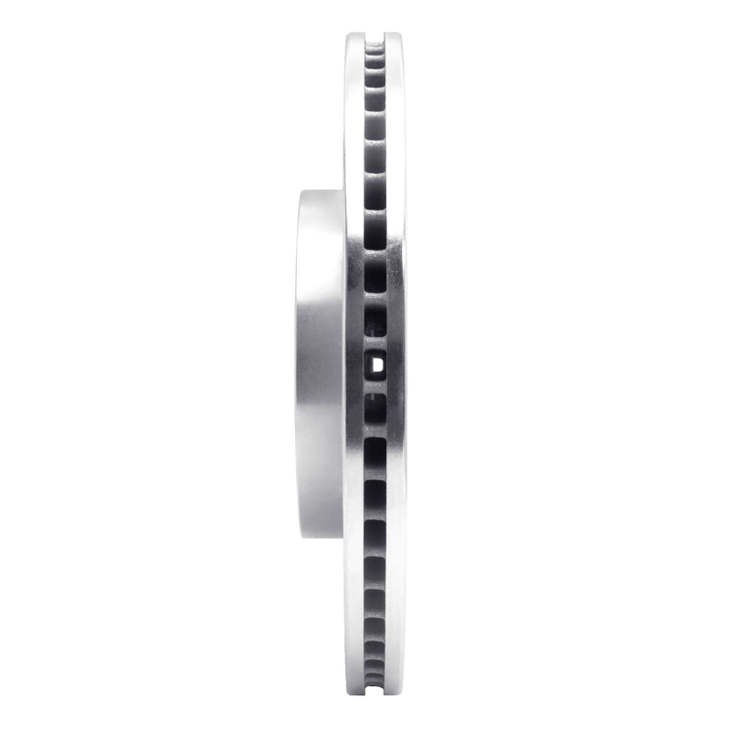 Acura ADX Brake Rotor (1) - Front Left - R1 Concepts - Drilled & Slotted - Silver - `13-`25